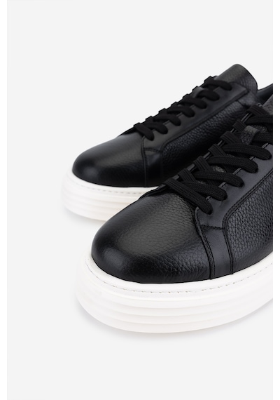 Valmenti Erkek Hakiki Deri Siyah Sneakers & Spor Ayakkabı 04 1108 Erk Ayk Y26 Sıyah Fltr/dr Siyah