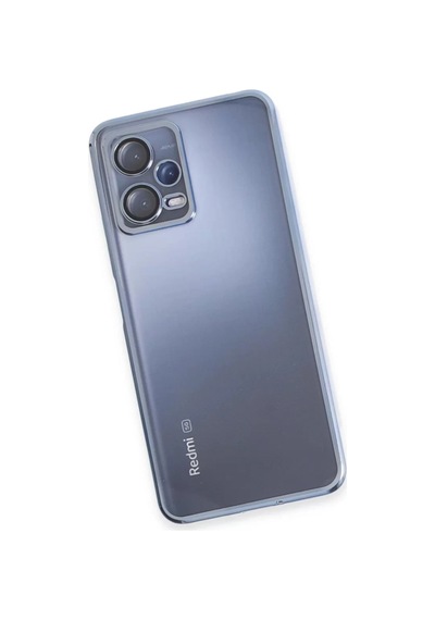 Newface Xiaomi Redmi Note 12 5g Kılıf Razer Lensli Silikon - Açık Mavi