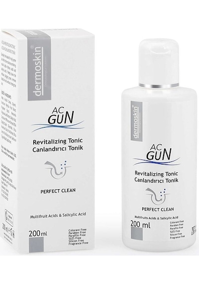 Dermoskin Acgun Canlandırıcı Tonik 200 ML