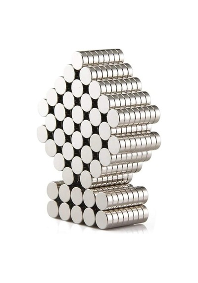 Dünya Magnet 100 Adet 6x1,5 Mm Neodyum Mıknatıs Magnet Yuvarlak