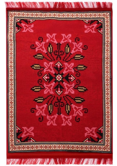 Bigghome Çift Taraflı Kilim, Makinede Yıkanabilir, Modern Desenli, 120 180 Cm, Sa25py