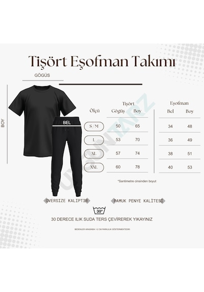 Uyguntarz Unisex Beatiful Soul Tasarım Basklı Tshirt Eşofman Takımı Turuncu