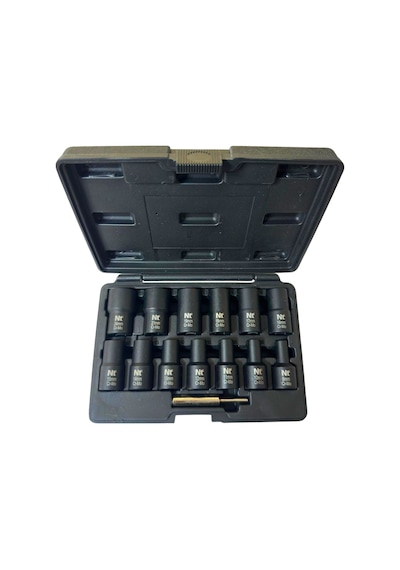 Nt Tools Ntzsetbs12 1/2 Altı Köşe Yalama Somun Sökme Seti 14 Parça