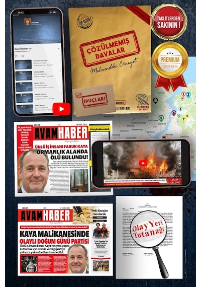 Cinayet Çözme - Dedektif Oyunu - Suç Çözümleme Kutu Oyunları - Mahzendeki Cinayet - Cinayeti Çöz