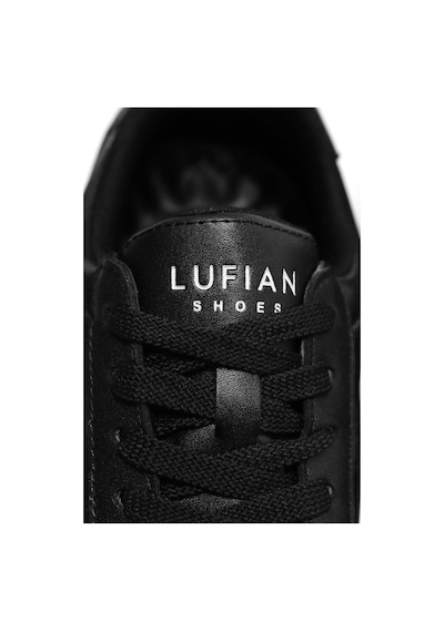 Lufian 122230040 Vanessa Kadın Hakiki Deri Klasik Sneaker Siyah Siyah