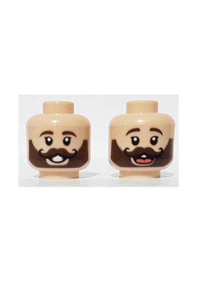 Minifigür Parçaları: Kafa: 3626pb2909