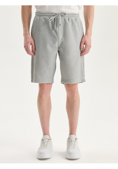 Lcw Vision Gri Slim Fit Erkek Şort