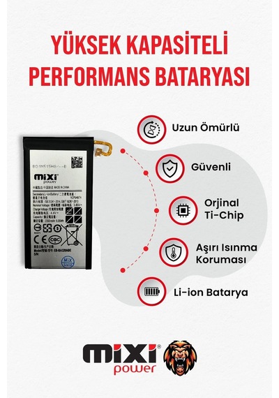 Samsung Galaxy A3 2017 Uyumlu Tam Kapasite Batarya