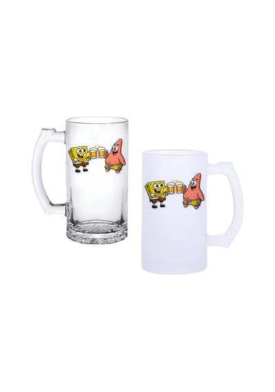 Sünger Bob Buzlu Ya Da Buzsuz Bira Bardağı 002
