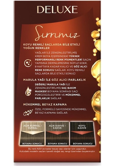 Palette Deluxe Yoğun Renkler 6 - 4 Kaşmir Kumral X 2 Adet Saç Boyas