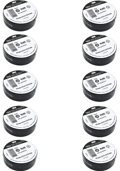 3M  Temflex  Elektrik Bandı İzole Bant 100 Adet