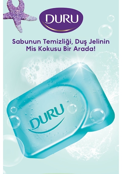 Duru Fresh Duş Sabunu Okyanus Tazeliği 4 x 150 G 16'lı