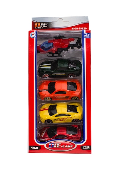 1:60 Ölçek Metal Model Arabalar 5'Li Set 7 Cm