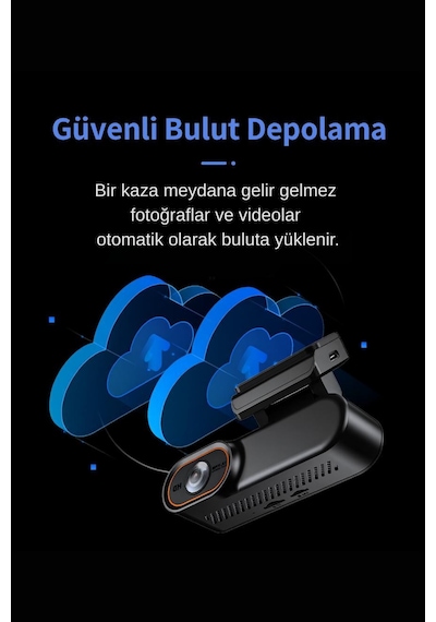 Tek Kameralı Sim Kartlı Kaza Anında Kayıt Yapan Araç Kamerası