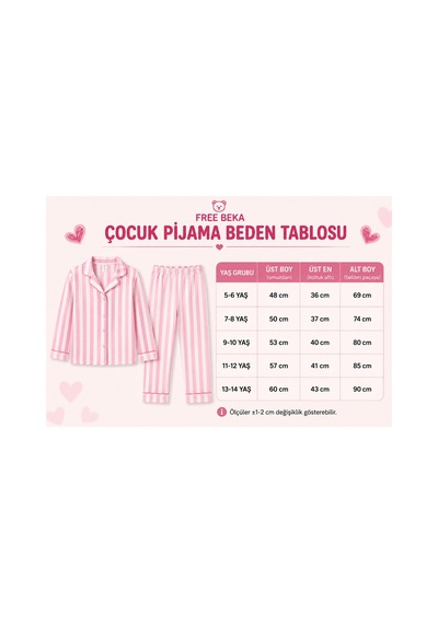 Beka Kids Pembe Çizgili Uzun Kollu Önden Düğmeli Gömlek Yaka Kız Çocuk Pijama Takımı Ve Göz Bandı Beka Kids Pembe Çizgili Uzun Kollu Önden Düğmeli Gömlek Yaka Kız Çocuk Pijama Takımı Ve Göz Bandı