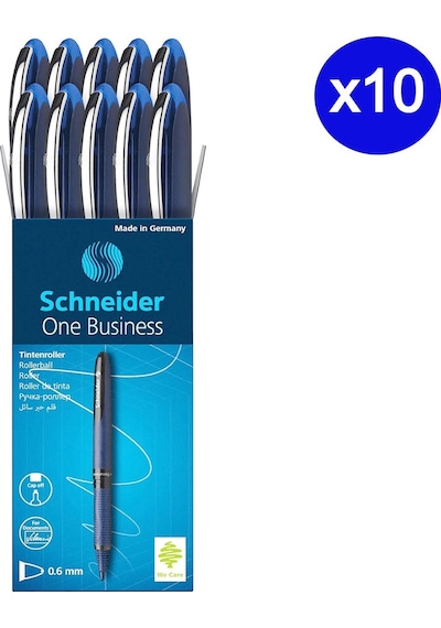 Schneider One Business 0.6 Imza Kalemi Mavi 10'lu 10 Kutu