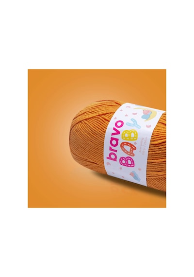 Baby Tüylenmez Anti Pilling Bebek Yünü 100 Gr 250 Metre Renk Kodu: 450 Hardal