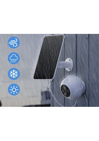 Switchbot Outdoor Spotlight Cam 2k Güneş Enerjili Şarj Paneli