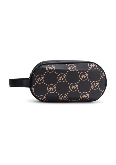Newish Polo Erkek Deri Portföy Clutch Traş Kozmetik Bakım Ve Günlük El Çantası - New351 Siyah - Kahverengi