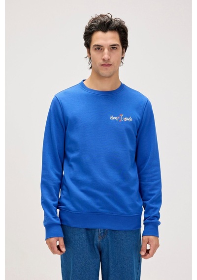Bad Bear Splashy Erkek Sweatshirt 24.02.12.022-c141 Mavi
