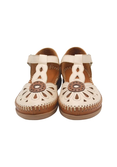 Kadın Comfort Deri Sandalet Bej 18793505y Bej