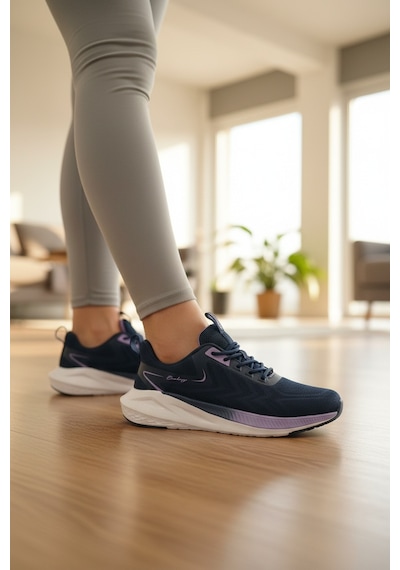 Enoch Kadın Spor Ayakkabı Degrade Geçişli Tasarım Ve Anatomik Comfort Tabanlı Koşu Ve Yürüyüş Sneaker Lacıvert