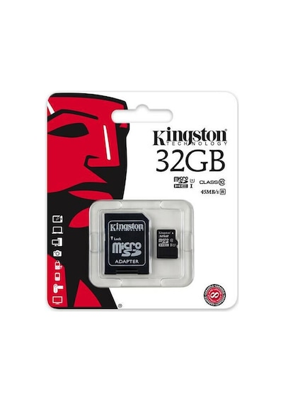 Kingston Micro Sd 32Gb Hafıza Kartı Sdc10G2 Class 10 45Mb/S