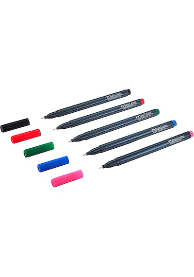 Faber Castell Grip Finepen Renkli Kalem 5 Renk