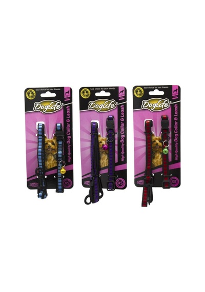 Doglife Boyun Tasması+Gezdirme 1Cm Xsmall