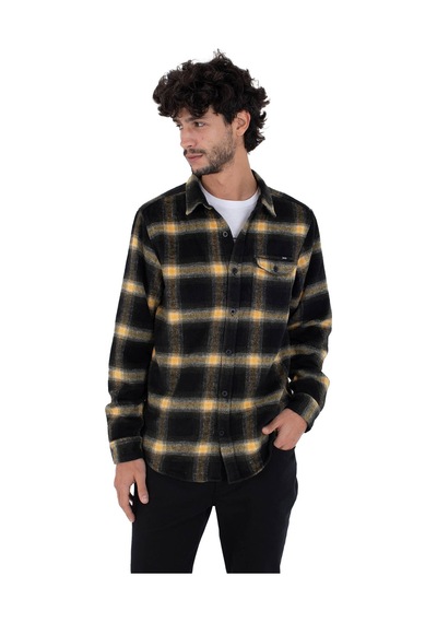 Hurley Hurley Portland Heavyweight Flannel Erkek Siyah Sweatshirt Blk Siyah