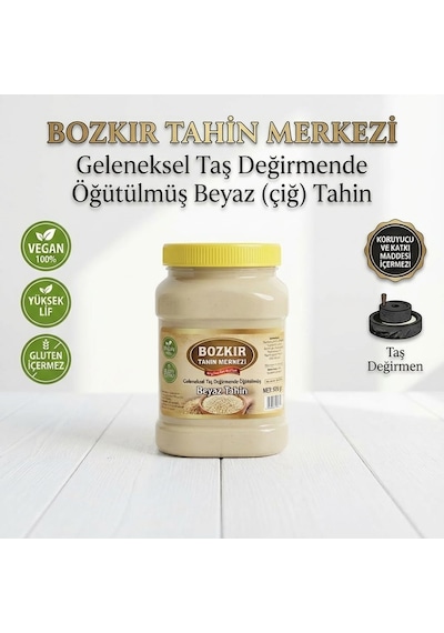 Bozkır Tahin Merkezi Doğal Taş Değirmen Beyaz Tahin 935 G