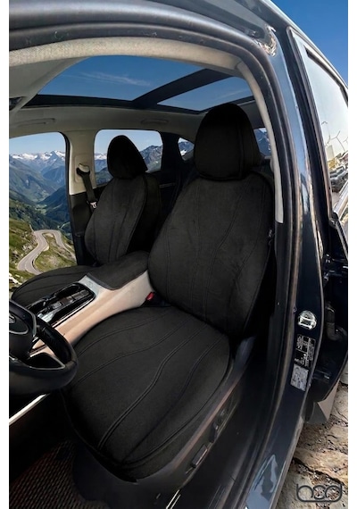 Bod Hyundai Tucson 2021-sonrası Koltuk Kılıfı Araca Özel Airbag Uyumlu Koltuk Koruyucu Luvi Serisi Siyah