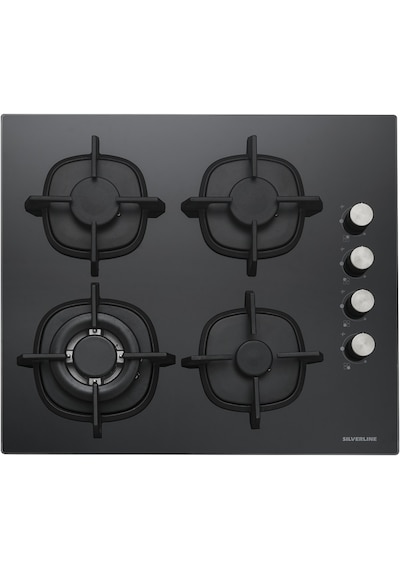 Silverline BO6505B01 - CS5429B01 - 3420 Classy 60 Siyah Cam Ankastre Set
