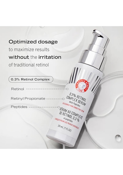 First Aid Beauty Peptitli %0,3 Retinol Kompleks Yüz Serumu 30ml