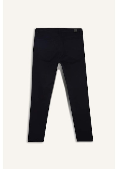 Defacto Slim Fit Dar Kesim Dar Paça Pantolon B2089ax25aunv91 Lacivert