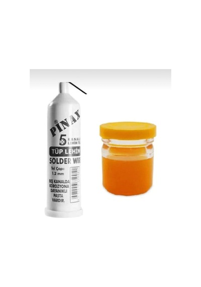 Tr Tüp Lehim Teli 25 Gr 1.2mm + Lehim Pastası 40gr Seti