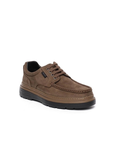 Greyder 78591 6k Duman Renk Nubuk Hakiki Deri Erkek Casual Comfort Ayakkabı Gri