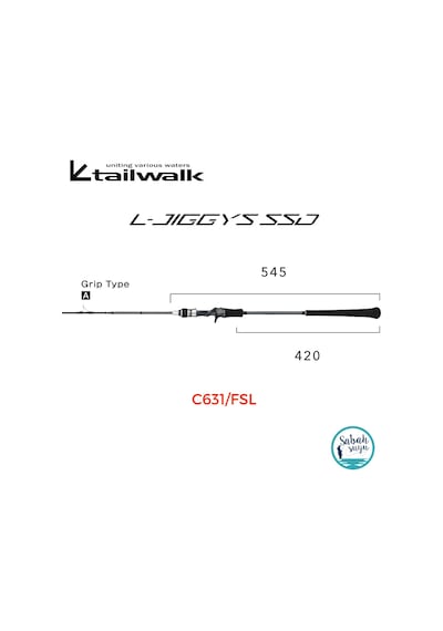 Tailwalk Ssd L-jiggys C631/fsl 1.90mt Max 120gr S2p Tetikli Light Jigging Kamış Standart