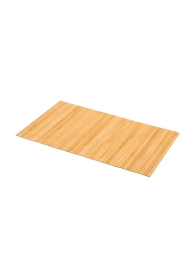 70x45 Cm Kaydırmaz Tabanlı Bambu Banyo Paspası 2li