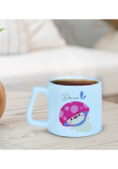 Bk Gift Kişiye Özel İsimli Pastel Mavi Middle Kupa Bardak-18, Arkadaşa Hediye, Ev Hediyesi, Doğum Günü Hediyesi, Ofis Hediyesi Kobitmeyencom30027 Bk G