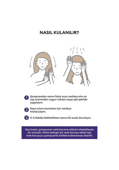 Sarı Tonları Nötrleyen, Renk Koruyucu Mor Saç Kremi Mılk Baobab Color Protect Treatment