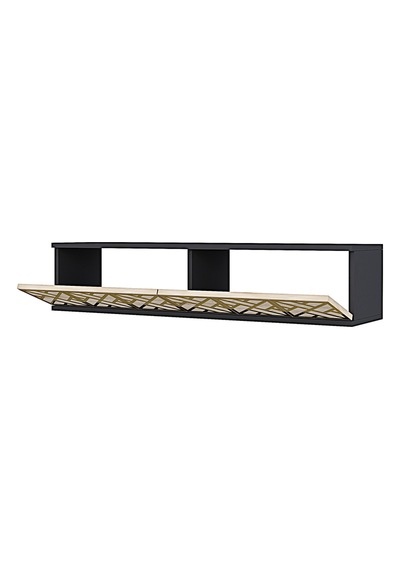 Da1238atg Arex Dresuar , Antre Hol Rafı Antrasit-traverten-gold 120cm Da1238atg Arex Dresuar , Antre Hol Rafı Antrasit-traverten-gold 120cm
