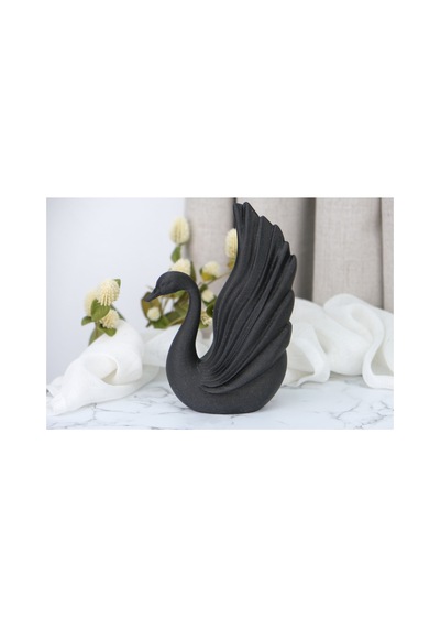 Siyah Kuğu Figürü 15cm
