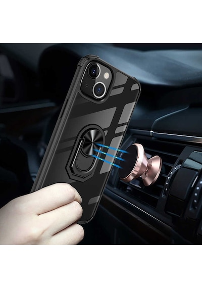 Apple Uyumlu iPhone 13 Kılıf Zore Mola Kapak Kırmızı