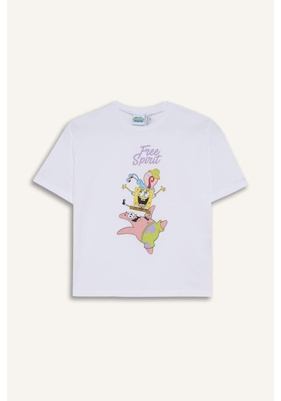 Defacto Spongebob Oversıze Bisiklet Yaka Kısa Kollu Tişört Kız Çocuk H3481a826hswt79 Beyaz-wt79 Defacto Spongebob Oversıze Bisiklet Yaka Kısa Kollu Tişört Kız Çocuk H3481a826hswt79 Beyaz-wt79