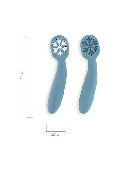 Babyjem Silikon İkili İlk Kaşığım Mint
