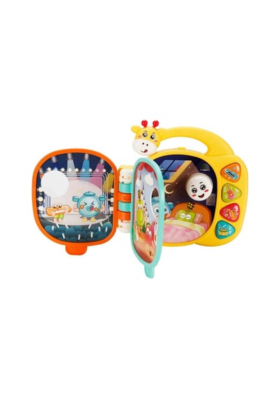 Minibo Sesli Ve Işıklı Zürafa Figürlü Müzik Kitabı