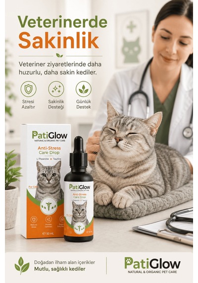 Patiglow Kedi Anti-stres Damla