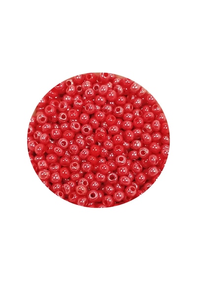 Tedar Dökme Cam Kum Boncuk 11/0 2 Mm - 20 Gram - Kırmızı - Bnc004 Najmaddin (No:1) 8.5Cm X 10.5 Cm