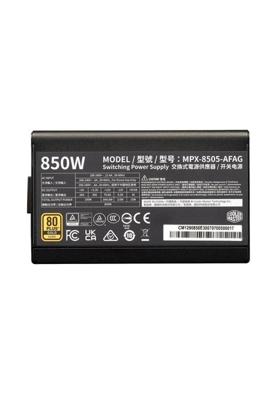 Tr Elite Gold Mpx-8505-afag-beu 850w Atx3.1 Pcıe-e 5.1 80+ Gold Full Modüler Power Supply